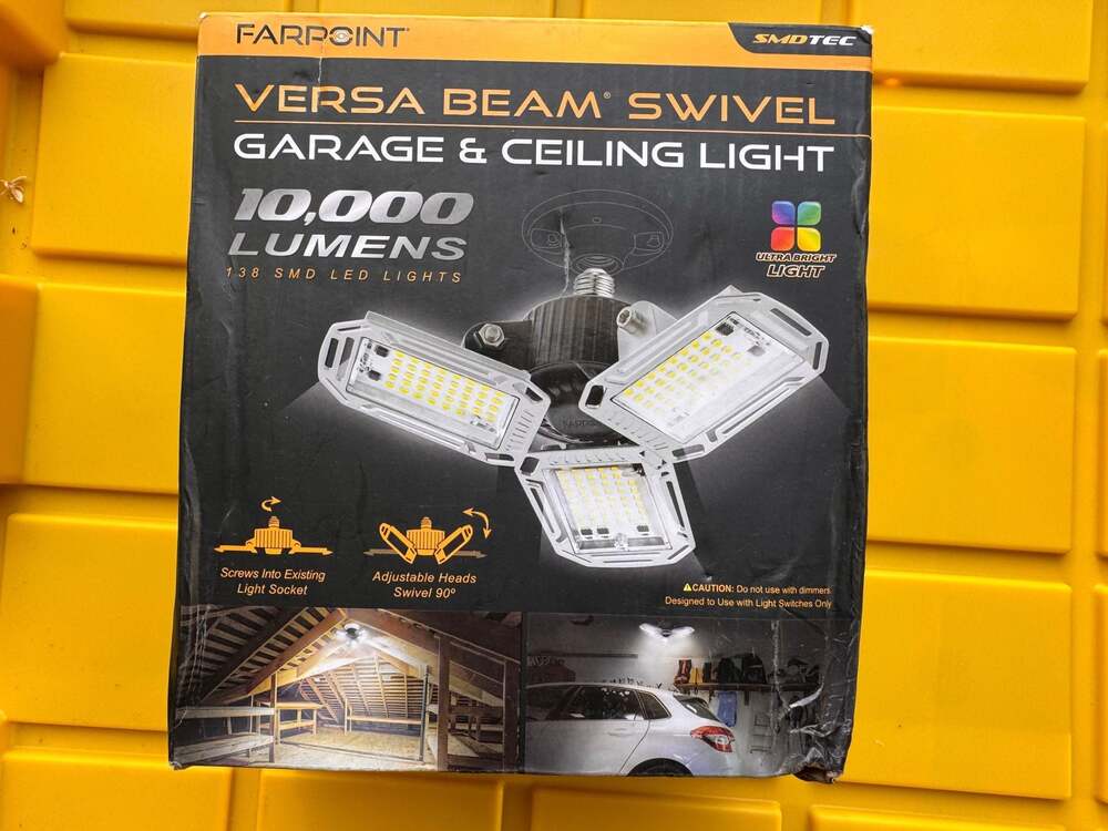 FarPoint LED Garage/Ceiling Light, 10,000 Lumens, Model# FLFB31004 - .com,